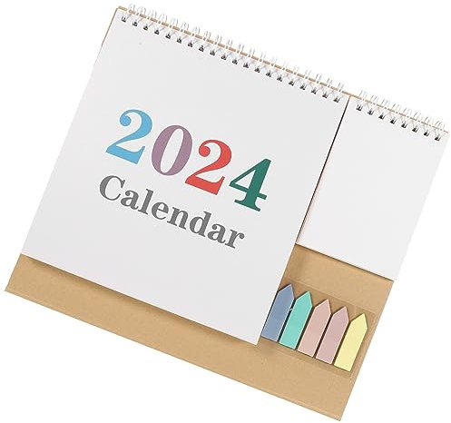 LALAFINA Tischkalender Minikalender Standkalender Für Haushalt Monatskalender Filigran Aus Papier Verarbeitet Tragbar Dekorativ