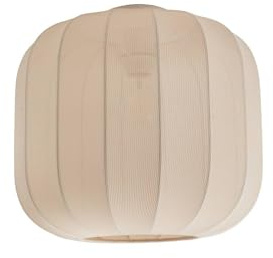 Lindby Deckenlampe Helin (Skandinavisch) in Creme aus Textil (1 flammig, E27) - Deckenleuchte Lampe Wohnzimmerleuchte