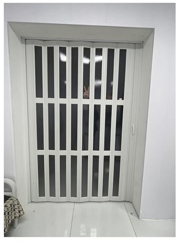 Porte Doccia A Fisarmonica For Porta/ingresso, Porta Scorrevole Moderna Retrattile For Armadio A Muro, Porta Zanzariera Pieghevole For Camera Da Letto/cucina/bagno/soggiorno/lavanderia, Cancelletto Di