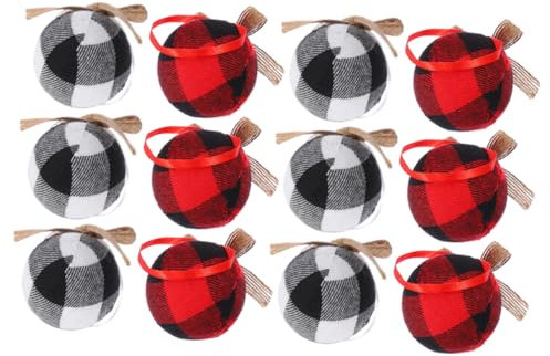 MAGICLULU 12stücke Dekorative Schaumstoffkugeln Als Weihnachtsbaumdeko Und Partyzubehör Zum Aufhängen Für Weihnachtsfeiern Und Festivals
