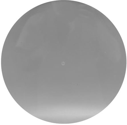 Mat de Platine en Acrylique Tente de Tournage Réduction du Bruit Anti-Statique Slipmat pour Le Joueur Record 12 Pouces - Améliorer l'expérience Sonore avec Un Tapis Plateau en Vinyle Transparent