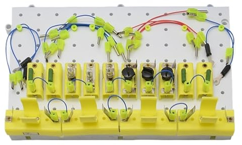 SAGELSHN Science Experiments Placa De Experimentos De Circuitos For Estudiantes, Caja De Experimentos Eléctricos De Física Kit Electronica Educación