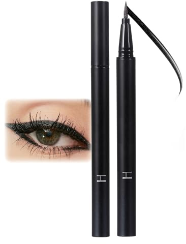 Eyeliner à paillettes métallisées Diamond Liquid Eyeliner noir à paillettes, crayon khôl liquide, imperméable et résistant aux taches, crayon khôl métallique hautement pigmenté et durable pour le