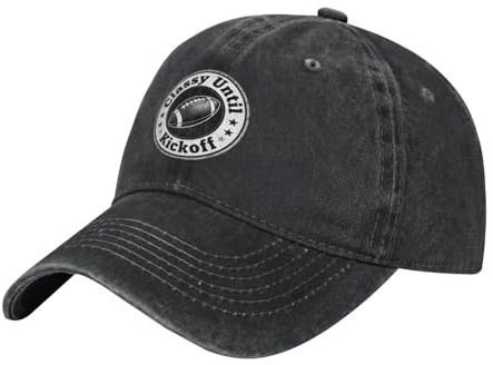 Classy Until Kickoff Classic Casquette Cap Lightweight Adjustable Comfortable Breathable Men Women Hat2 Black