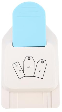 jojofuny Macchina per Goffratura Etichette e Segnalibri Punzonatrice per Carta da Manico Ergonomico per Scrapbooking e Fai da Te
