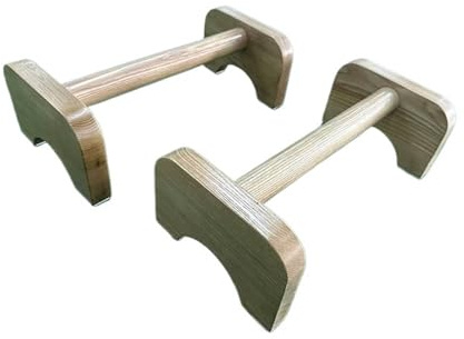 Parallettes-Stangen Gymnastik-Handstandständer, Turngeräte, Holzparallettes, solide Liegestützgriffe