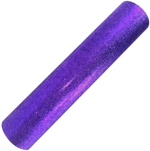 LCKKJHG Transferfolie 30cm x 20cm Glitter Wärme Transfer Vinyl Rolle Presse Eisen Auf HTV Film for T Shirts Handwerk Geschenke Decor(Sky Blue)