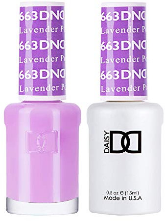 DND Duo Gel & Nail Polish Set - Lavender Pop 663-2x15ml