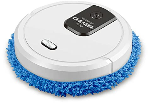 Frederimo Robot di pulizia automatico, 3 in 1, spazzatrice USB, ricarica intelligente, pulita, spazzatrice a pavimento, asciutta e umida