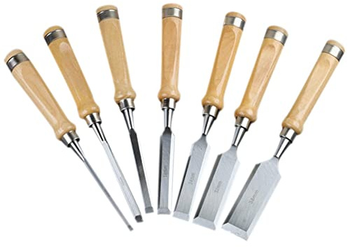 Yklhsocneg Kit de burins à bois, pierre à aiguiser, alésage pour le travail du bois, ciseaux à mortaise, outils de travail du bois et accessoires