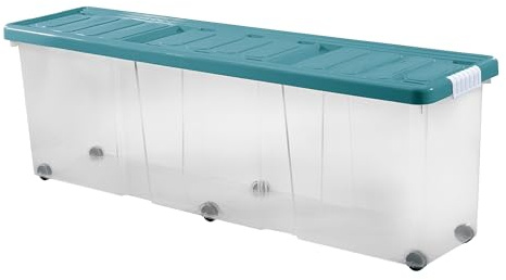 Tontarelli - Scatola di immagazzinaggio 119 x 28,7 x 38,9 cm blu