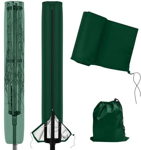 Newthinking Rotary Washing Line Cover, Whirly Washing Line Cover with Zip