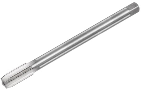 sourcing map Tarauds filetés métriques M14 x 2 H2 160 mm extra long cannelure droite filetage fraiseuse tarauds outil de réparation