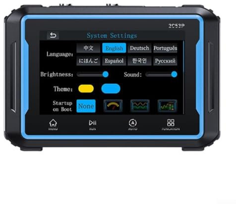 SPORTARC Digital Oscilloscope High Precision Multimeter, 50MHz 2CH Touchable Oscilloscope, Color Screen