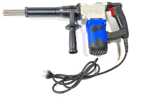 Pneumatic Needle Scaler 1100W Electric Needle Scaler Hand-Held, Electric Needle Derusting Gun, Remover Welding Slag Cleaner, Steel Derusting Needle, for Rust Removal on Various Uneven Places