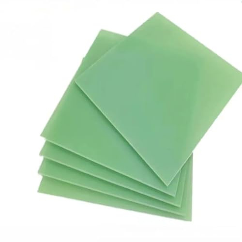 Placa de fibra de vidrio y resina epoxi, Lámina de fibra de vidrio FR4 de 0,5 mm de espesor, placa epoxi verde agua, tablero de resina epoxi FR-4 3240, fibra de vidrio 3D(500MM x 300MM)