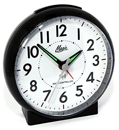 Magic 1897/7 M Funkwecker analog Magic, Licht, Repetition, Leuchtzeiger schwarz