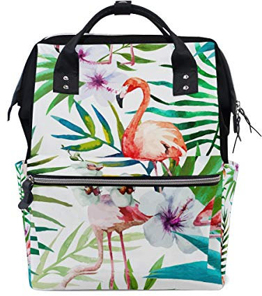 MONTOJ Flamingo Canvas Reisetasche Campus Rucksack One Size 3