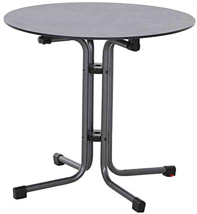 Siena Garden Klapptisch Sola Ø 80 cm anthrazit