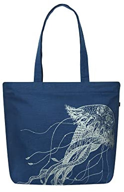Eco Right Canvas Tasche Damen, Shopper Damen Groß, Strandtasche Mit Reißverschluss, Einkaufstasche