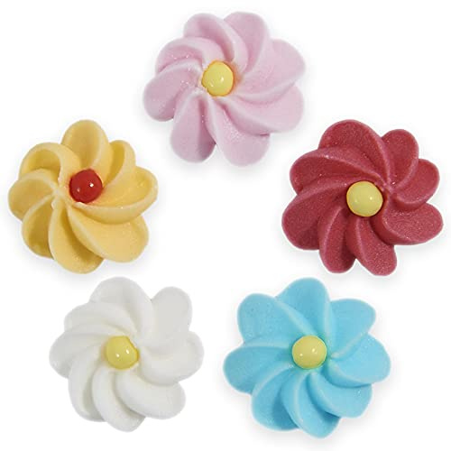 ITALIAN PIE - Fiori in zucchero per decorazioni torte, gelati e dolci in genere - 2cm - 320 pz. MADE IN ITALY