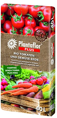 Plantaflor Plus Bio Tomatenerde und Gemüseerde Torffrei 40 Liter (1x 40 Liter)