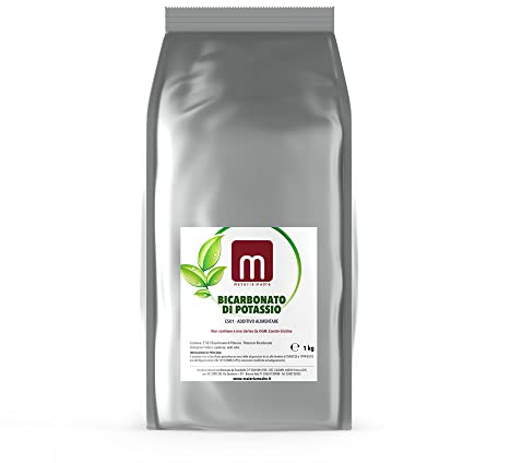 BICARBONATO DI POTASSIO E501 PUREZZA 99,9% - BUSTA 1 KG