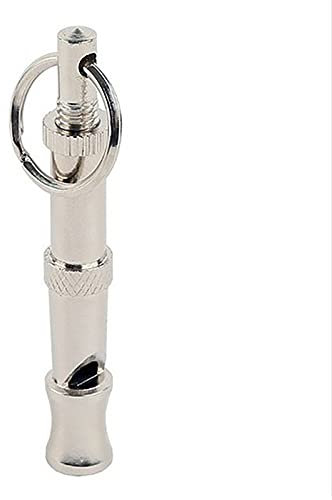 Trillerpfeife Metall Tillerpfeife Notfallpfeife Hundepfeife, Hundepfeifen for den Rückruf, lässt Hunde zu Ihnen kommen, um sich einstellbar aus Edelstahl Keychain, professionelle Hundepfeifen, mit den