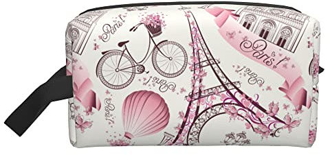 Sac à cosmétiques Tour Eiffel Paris, Pochette de Maquillage de Voyage pour Femmes, Organisateur de Toilette Portable, Cadeaux étanche