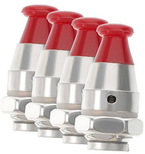 Gadpiparty 12 Pièces soupape de sécurité pour autocuiseur cuisinière Jigger Valve soupapes de décharge d'autocuiseur Valve Jigger de Rechange Vannes Jigger autocuiseur 80kpa détendeur Évent
