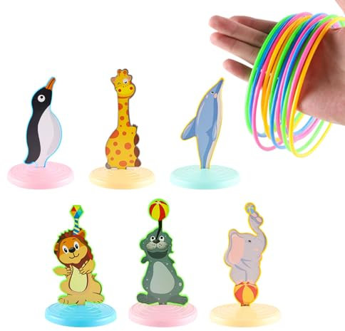 Ringwurfspiel,biluer wurfringe wurfspiel wurfring wurfspiel Kinder Outdoor gartenspiele für Kinder