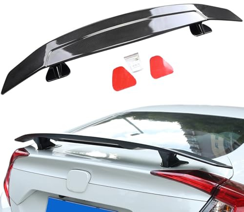 FWNT Auto-Universal-Heckspoiler passend für Schrägheck, Heckflügel-Rennspoiler – schnelle Installation, Verbesserung der Fahrzeugstabilität, geringerer Kraftstoffverbrauch