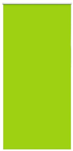 vidaXL Verdunkelungsrollo Grün 95x210 cm Stoffbreite 90,7 cm Polyester, Rollo, Klemmfix, Thermorollo, Verdunklungsrollo, Klemmrollo, Fensterrollo