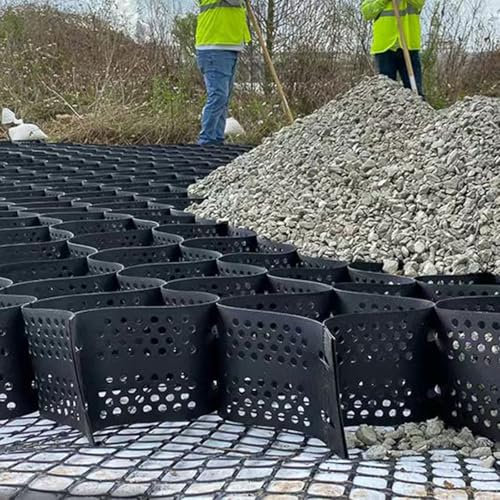 Stabilisateur de Gravier Grille Géo Pavés Perméables Pour Allées Piétonnes, 1 2 3 4 5 6 7 8 9 10 M De Long, Grille Stabilisatrice Pour Allées - Renforcement Des Pentes/remblais/utilisation Dans Les Ma