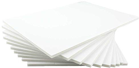 House of Card & Paper vit skumskiva A2 storlek 420 x 594 x 5 mm 10 ark per förpackning