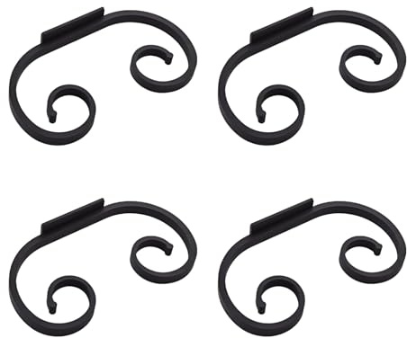 Set of 4 Multipurpose Metal Stemwares Rack Easy Install Under Shelf Wine Glass Storage Hangers Glassware Organizers