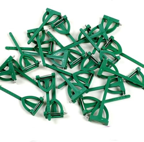 50 Stück grüne Kunststoff-Dreieck-Brosche zum Selbermachen, Knopfloch-Boutonniere, Anstecknadel, Hochzeit, Bräutigam, Anstecknadeln für Blumen, Hochzeit, Bräutigam, Brosche, Bastelzubehör, Nähzubehör