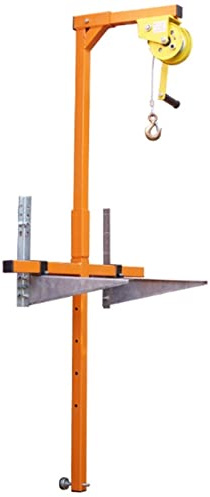 Self-Locking Manual Winch with Foldable Bracket – Heavy-Duty Lifting Equipment for Easy Air Conditioner Installation and Secure Operation