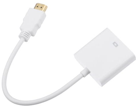 Toddmomy Adaptateur Vga Convertisseur Vidéo 1080p Câble pour Ordinateur Portable Moniteur Et Projection sans Distorsion