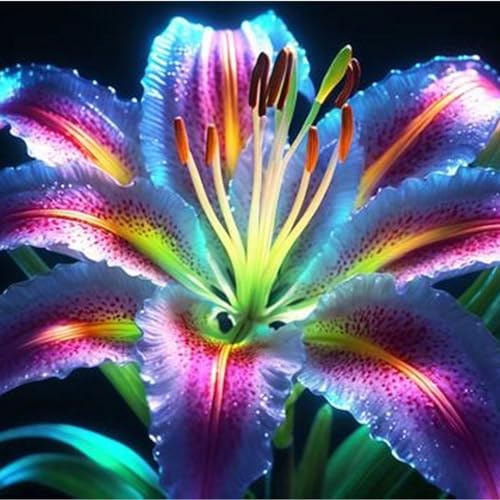 Lilium candidum,fiori grandi,resistenti al freddo,Che abbelliscono l'ambiente,forte adattabilità,giglio Bianco,lilium giganti,Unico.(Steli grandi,senza semi,non artificiali)-4pezzi-A