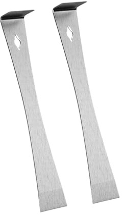 Pallet Buster 4PCS Flat Bar Crowbars Stainless Steel Scraping Tool for Nail Pulling