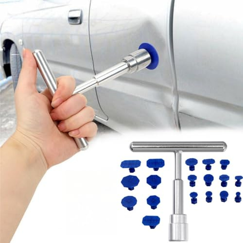 Cutiolly Kit Extractor Abolladuras Coche,Kit Dent Repair Herramientas,Kit Eliminador Abolladuras Carrocería,Herratamientas Reparación Reparador Abolladuras Tool Pluma Reparación Abolladuras