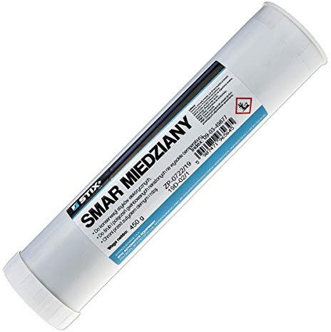 Stix - Pasta de cobre, grasa de cobre, 450 g, pasta de montaje, lubricante, protección de tornillos