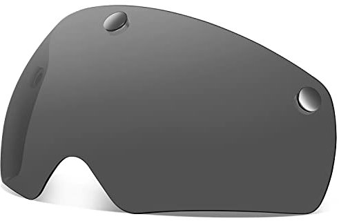 Victgoal Magnetische Fahrradhelmbrille Winddicht staubdicht Visier (Schwarz)