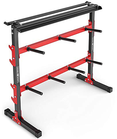 Marbo Sport Soporte múltiple Discos de Peso, Mancuernas y Mangos MH-S209 | Made in EU