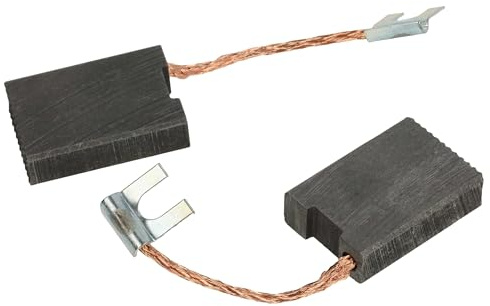 vhbw 2x escobilla de carbón Compatible con Bosch PWS 1600 | PWS 1800, PWS1800, USH 27, PWS 1800 K herramientas - 22 x 16 x 6,3 mm