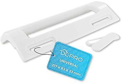 DL-pro Universellt kylskåpshandtag dörrhandtag monteringsavstånd 10,5–16 cm handtag för kylskåp frys kyl/fryskombination | Längd: x cm