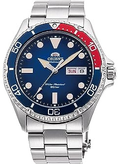 Orient Japanese Automatic Diving Watch with Stainless Steel Strap, Silver, 22 (Model: RA-AA0812L19B)
