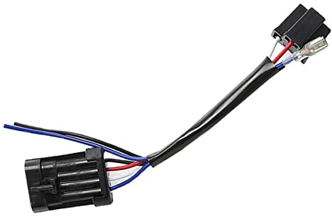 Adapter H4 auf H13 kompatibel mit Scheinwerfer kompatibel mit Harley Davidson Craftride