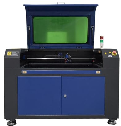 Autofokus 100W CO2 Laser Graviermaschine Lasergravurmaschine Laser Cutting Engraver Graveur Laser Engraving Maschine 900mmx600mm LightBurn CorelDRAW AutoCAD CE